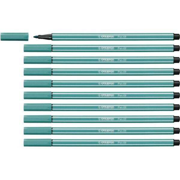 Μαρκαδόροι Stabilo Pen 68 Τυρκουάζ x10 - S8417643