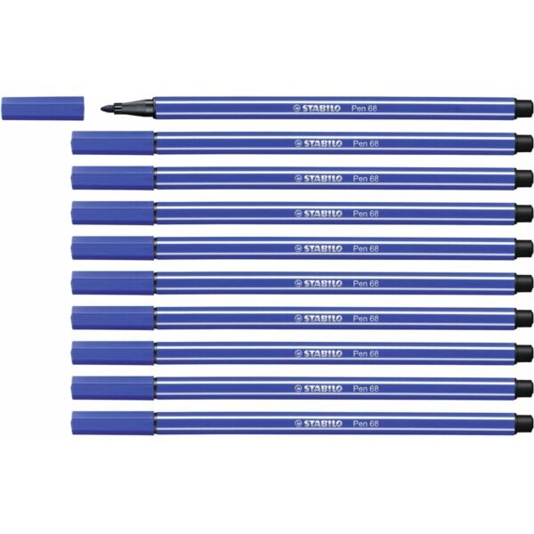 Μαρκαδόροι Stabilo Pen 68 Ναυτικό Μπλε x10 - S8417631