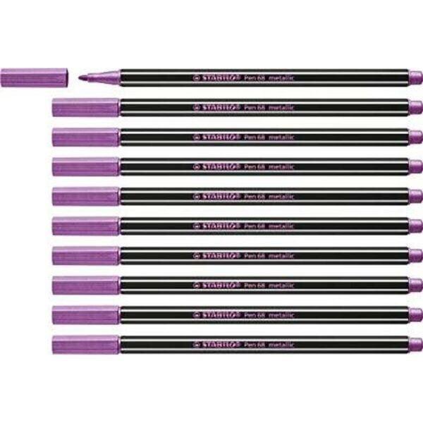 Μαρκαδόροι Stabilo Pen 68 metallic x10 - S8417661