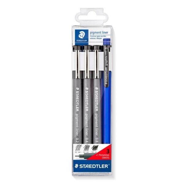 Σετ Μαρκαδόροι Staedtler Μαύρο (x10) - S8423855