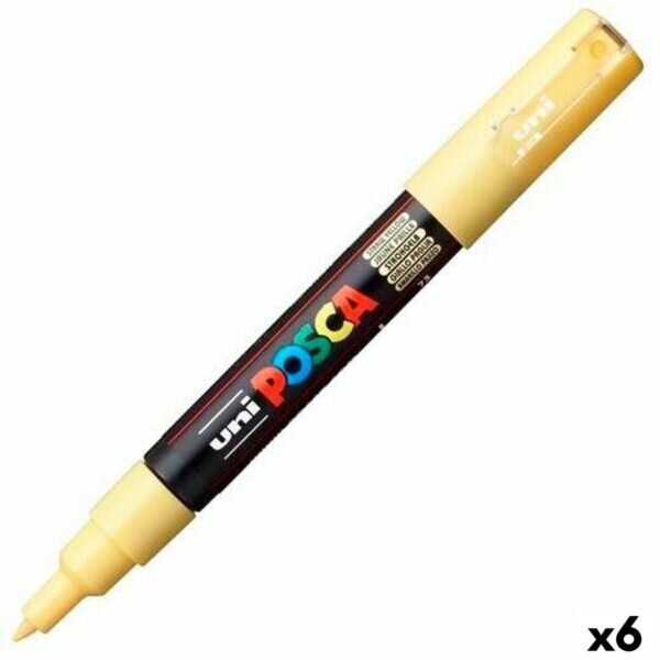 Μαρκαδόροι POSCA PC-1M Κίτρινο (x6) - S8422665