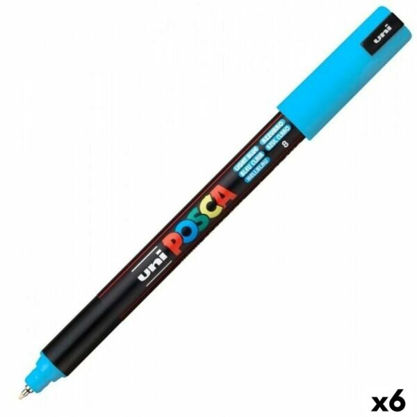 Μαρκαδόροι POSCA PC-1MR Ανοιχτό Μπλε x6 - S8422672