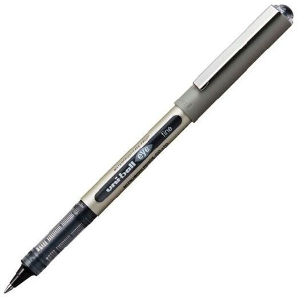 Liquid ink ballpoint pen Uni-Ball Rollerball Eye Fine UB-157 Μαύρο 12 Μονάδες - S8418922