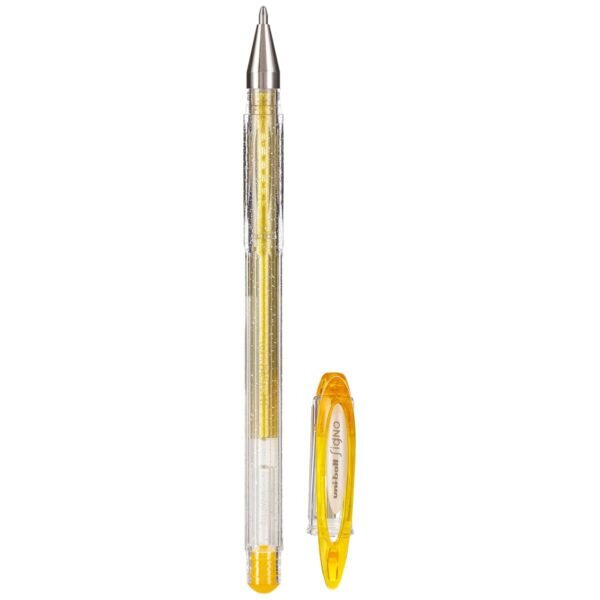 Liquid ink ballpoint pen Uni-Ball Sparkling UM-120SP Χρυσό 12 Μονάδες - S8419331