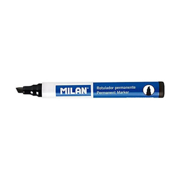 Μόνιμος δείκτης Milan 12 Μονάδες Μαύρο PVC - S7908667