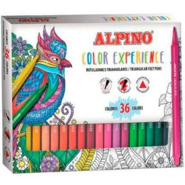 Σετ Μαρκαδόροι Alpino Color Experience Πολύχρωμο 36 Τεμάχια - S8400333