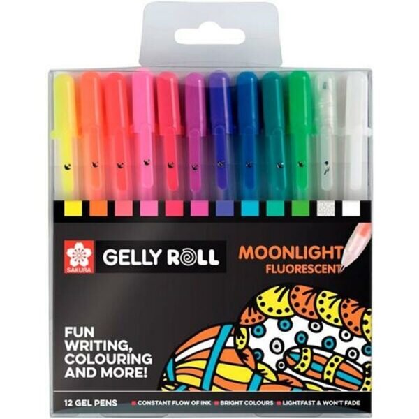 Σετ Στυλό Talens Sakura Gelly Roll Moonlight 12 Τεμάχια - S8418205