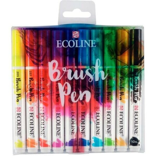 Σετ Μαρκαδόροι Talens Ecoline Brush Pen 10 Τεμάχια - S8418230