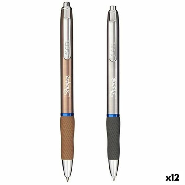 Μολύβι Sharpie SGEL Metallic Ασημί Μπλε Χαλκός 12 Μονάδες - S8422779