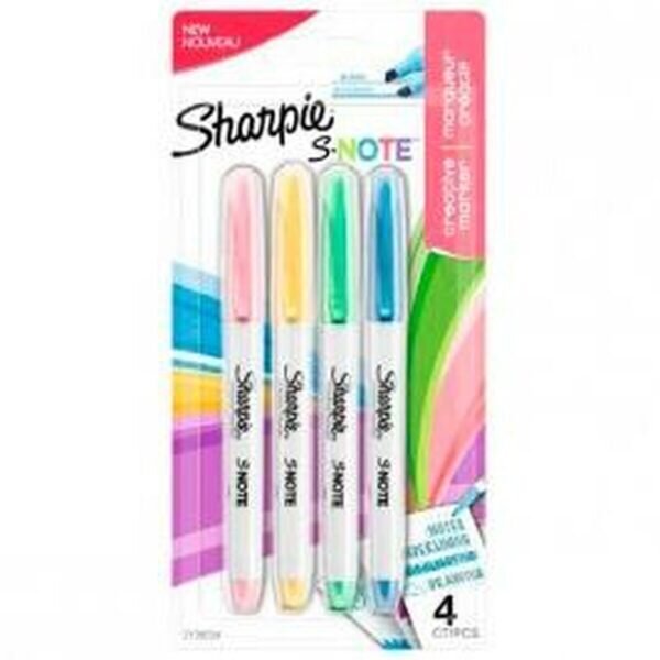 Σετ Μαρκαδόροι Sharpie S-Note Πολύχρωμο 4 Τεμάχια 1-3 mm (12 Μονάδες) - S8425217