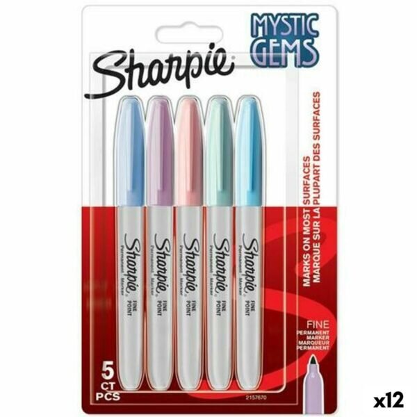 Σετ Μαρκαδόροι Sharpie Mystic Gems Πολύχρωμο 5 Τεμάχια (12 Μονάδες) - S8425218