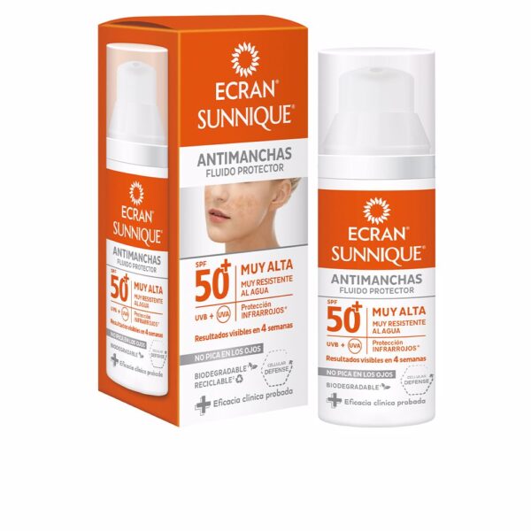 ECRAN ECRAN SUNNIQUE antimanchas facial SPF50+ 50 ml - NVA5484016