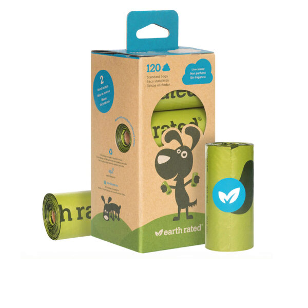 EARTH RATED ROLLOS BOLSA mascota recambio #sin perfume 8x15 uds - NVA6000185