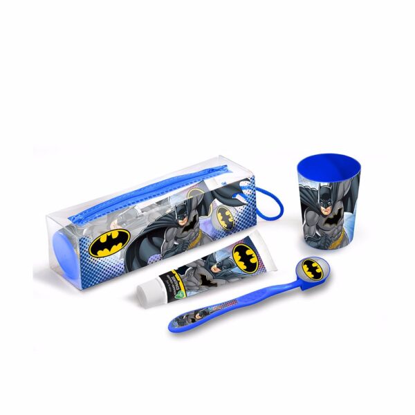 CARTOON BATMAN CUIDADO DENTAL set 4 pz - NVA8017713