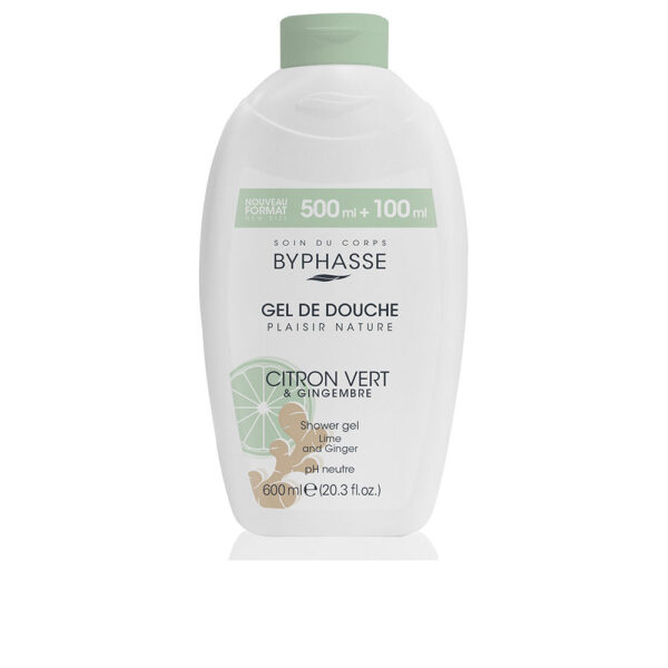 BYPHASSE CITRON VERT & GINGER shower gel 600 ml - NVA7095766