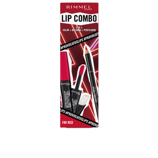 RIMMEL LONDON LIP COMBO FAV RED LOT 2 pcs - NVA5583574