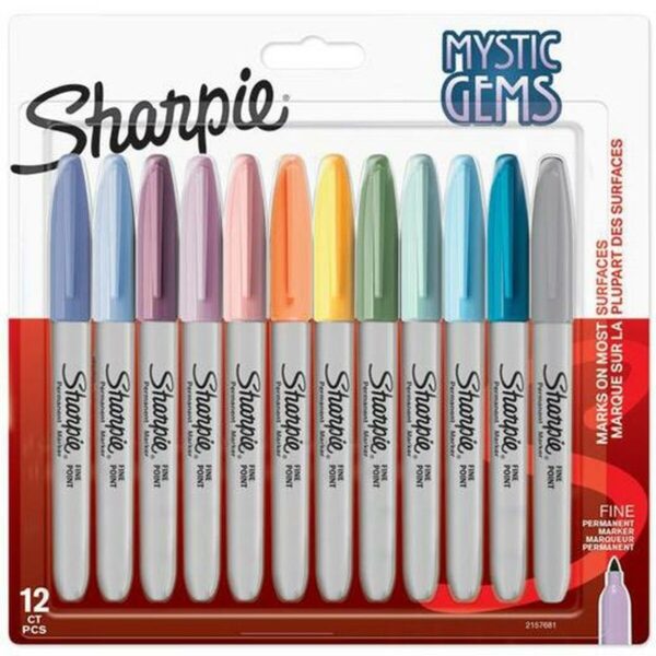 Σετ Μαρκαδόροι Sharpie Mystic Gems 12 Τεμάχια Κέικ - S8417498