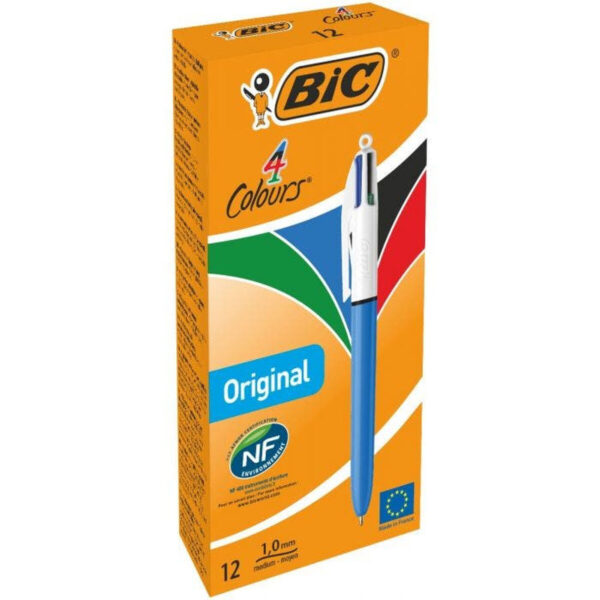 Μολύβι Bic Original Επαναφορτιζόμενη 4 χρώματα 12 Μονάδες - S8401594