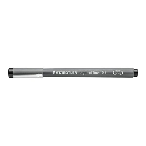 Μαρκαδόροι Staedtler Pigment Line Μαύρο (x10) - S8428670