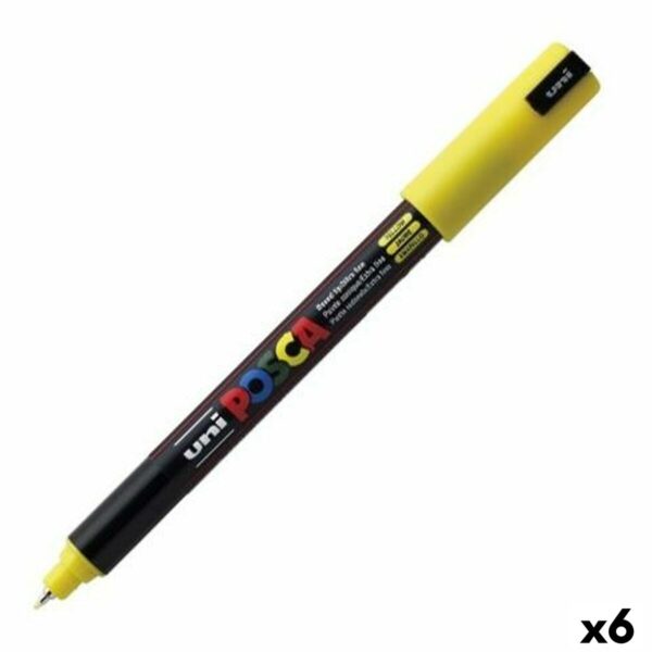 Μαρκαδόροι POSCA PC-1MR Κίτρινο x6 - S8422669