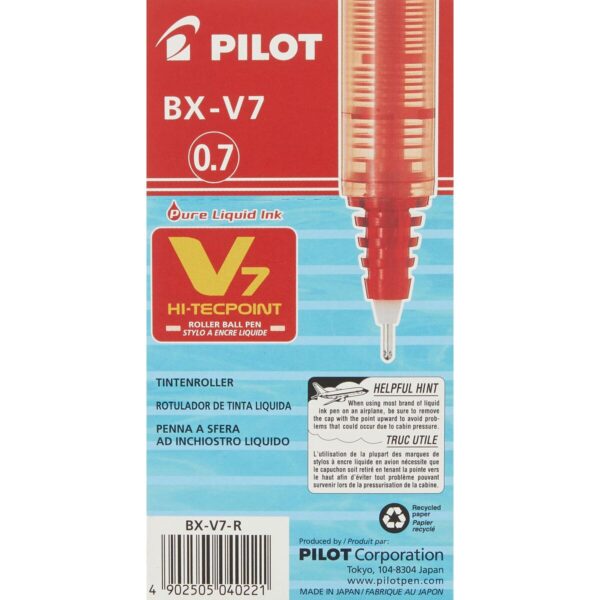 Μολύβι Roller Pilot V7 Κόκκινο 0,5 mm (12 Μονάδες) - S8429424