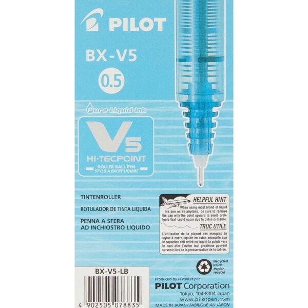 Στυλό με τζελ Pilot V 5 Celeste 0,3 mm Βελόνα (12 Μονάδες) - S8429583