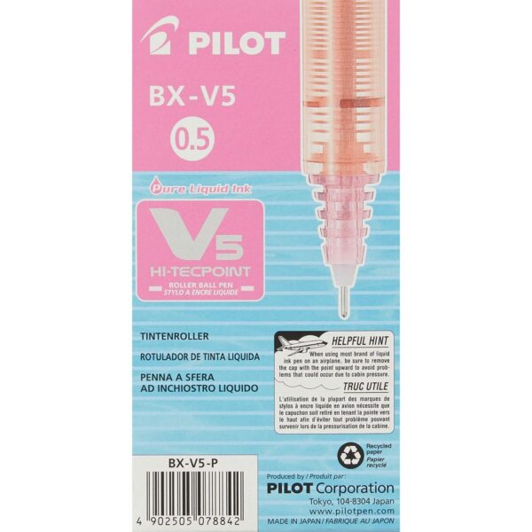 Μολύβι Roller Pilot V5 Ροζ 0,3 mm Βελόνα (12 Μονάδες) - S8429584