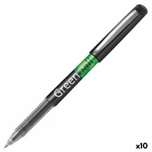 Μολύβι Roller Pilot GREEN-BALL 0,7 mm Μαύρο Ανακυκλωμένο x10 - S8429581