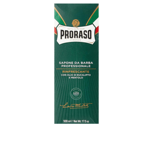 PRORASO PROFESSIONAL eucalyptus-menthol shaving cream 500 ml - NVA5006151