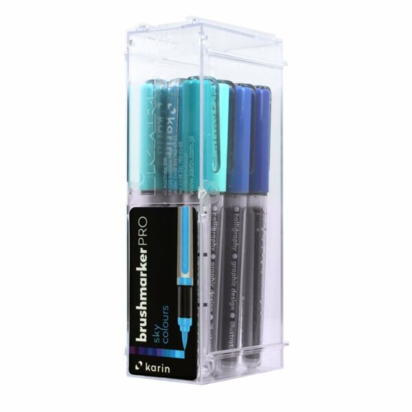 Σετ Μαρκαδόροι Karin Brushmarker Pro - Sky Colours 12 Τεμάχια - S8429814