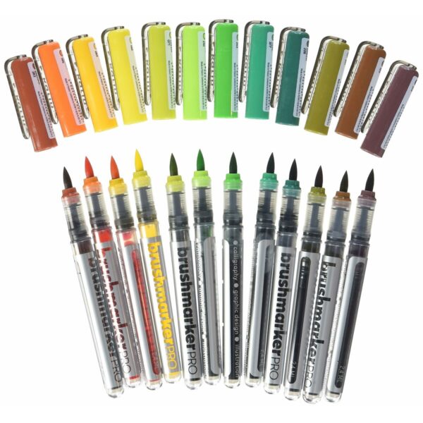 Σετ Μαρκαδόροι Karin Brushmarker Pro - Sun and Tree Colours 12 Τεμάχια - S8429815