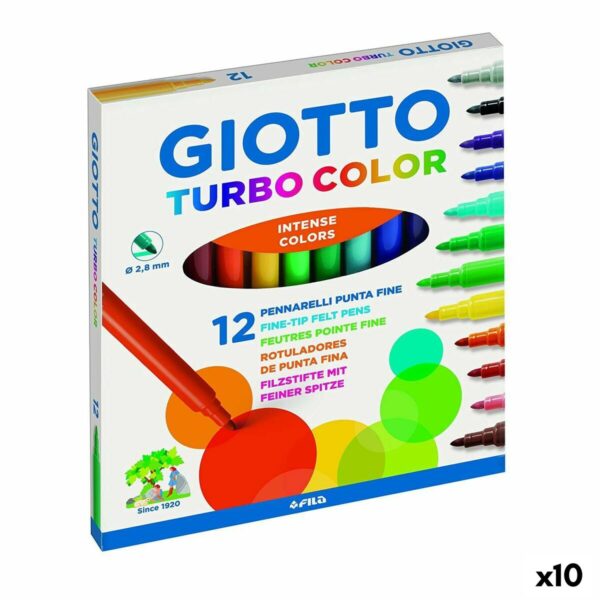 Σετ Μαρκαδόροι Giotto Turbo Color Πολύχρωμο (x10) - S8428926