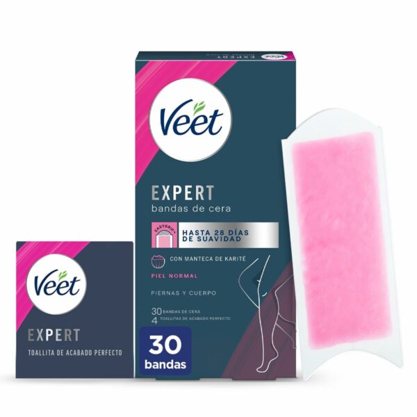 VEET BODY EXPERT wax strips normal skin 30 u - NVA6006306