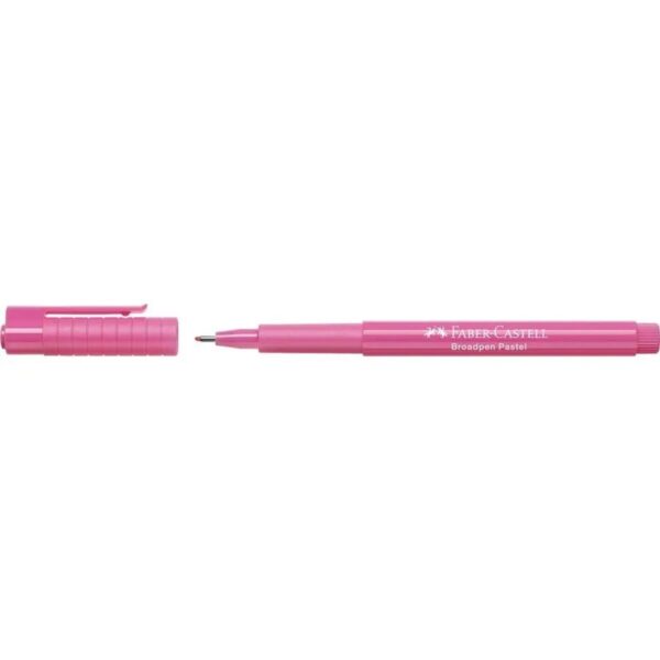 Μόνιμος δείκτης Faber-Castell Broadpen Pastel Ροζ (x10) - S8421735