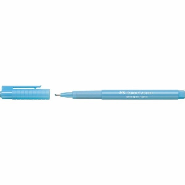 Μόνιμος δείκτης Faber-Castell Broadpen Pastel Μπλε Παστέλ (x10) - S8421739