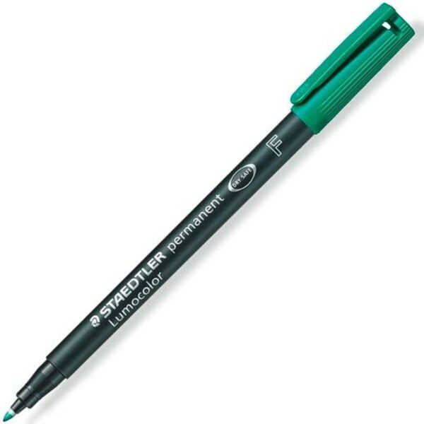 Μόνιμος δείκτης Staedtler Lumocolor 318 F Πράσινο 0,6 mm (x10) - S8422872