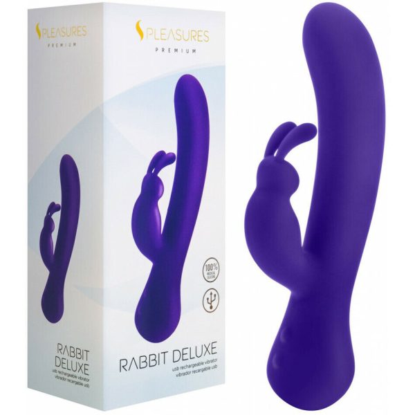 S Pleasures Rabit Deluxe 20.6cm Purple