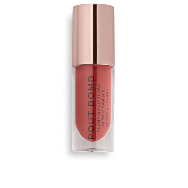 REVOLUTION MAKE UP POUT BOMB plumping gloss #peachy 4.6ml - NVA6157643