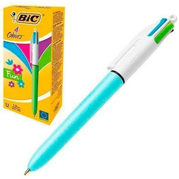 Σετ Στυλό Bic Fun 12 Τεμάχια Πολύχρωμο - S8401618