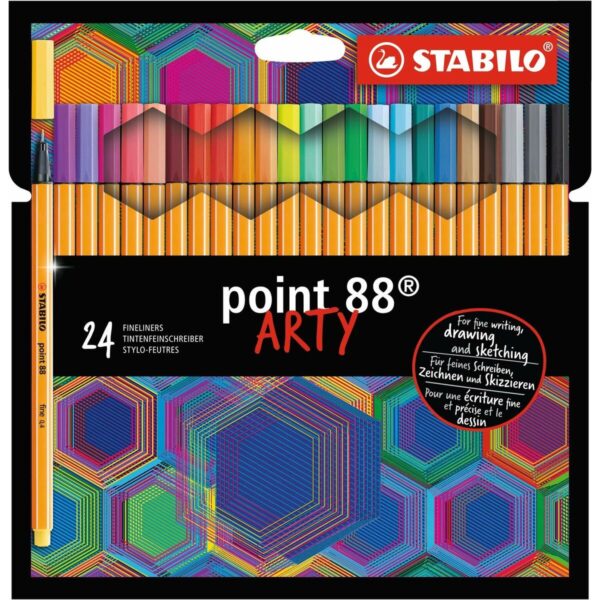 Μαρκαδόροι Stabilo Point 88 ARTY Πολύχρωμο (Ανακαινισμenα D) - S7808505