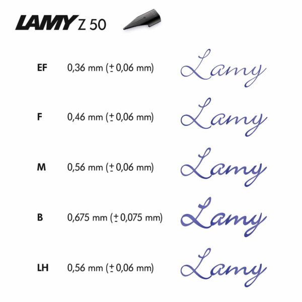 Καλώδιο καλλιγραφίας Lamy Safari F Νερό - S8430623