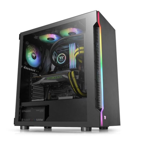 Κουτί Μέσος Πύργος ATX THERMALTAKE H200 TG RGB Μαύρο - S9144146