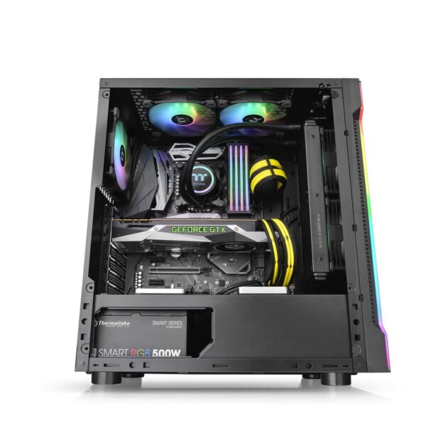 Κουτί Μέσος Πύργος ATX THERMALTAKE H200 TG RGB Μαύρο - S9144146