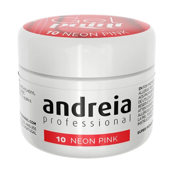 Τζελ νυχιών Andreia Gel Paint 4 ml Ροζ νέον - 895d8249d7c1