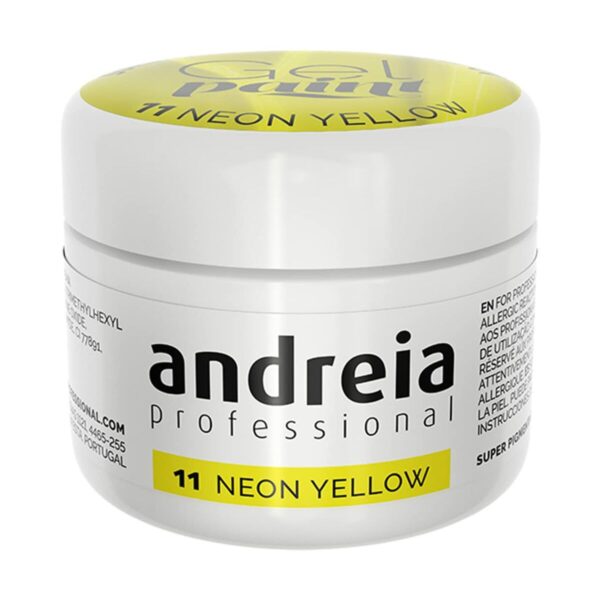 Τζελ νυχιών Andreia Gel Paint 4 ml Κίτρινο νέον - a560f88938b8