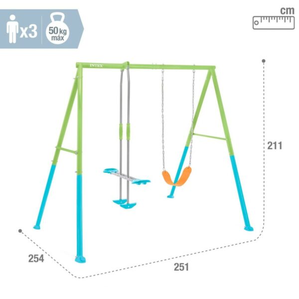 Κούνια Intex 44120 Τραμπάλα 251 x 211 x 254 cm - S8903270