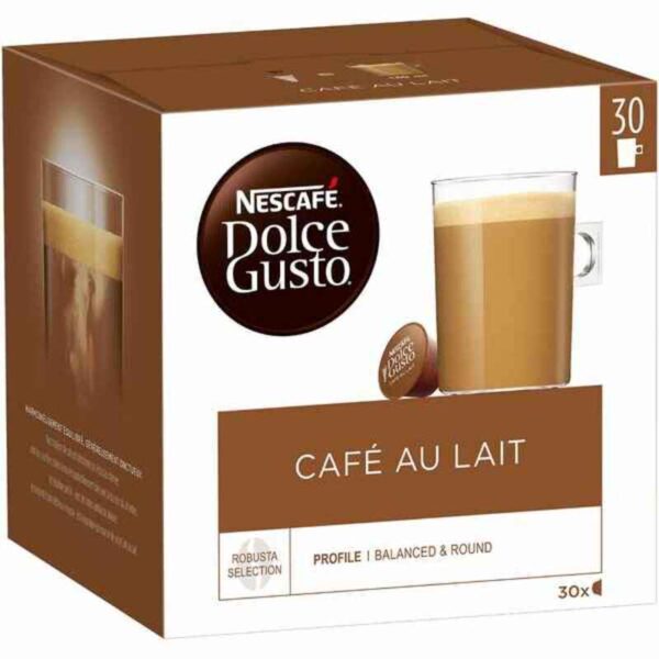 Κάψουλες για καφέ Nescafé Dolce Gusto Cafe Au Lait (30 uds) - S0429561