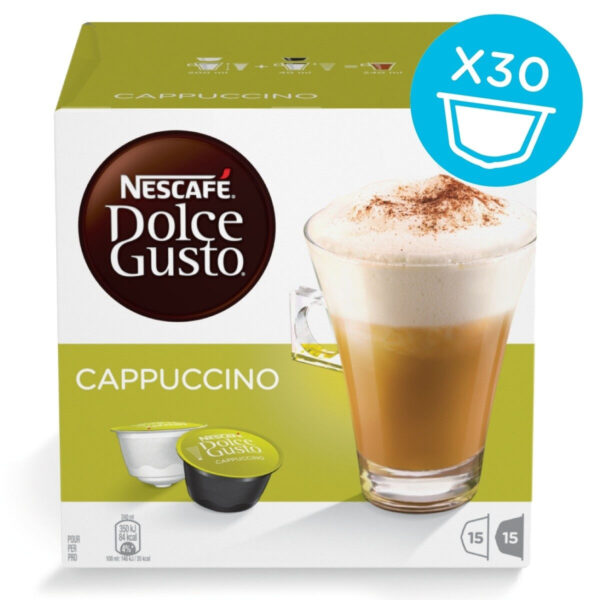 Κάψουλες για καφέ Nestle CAPUCCINO 30 τμχ - S0452405