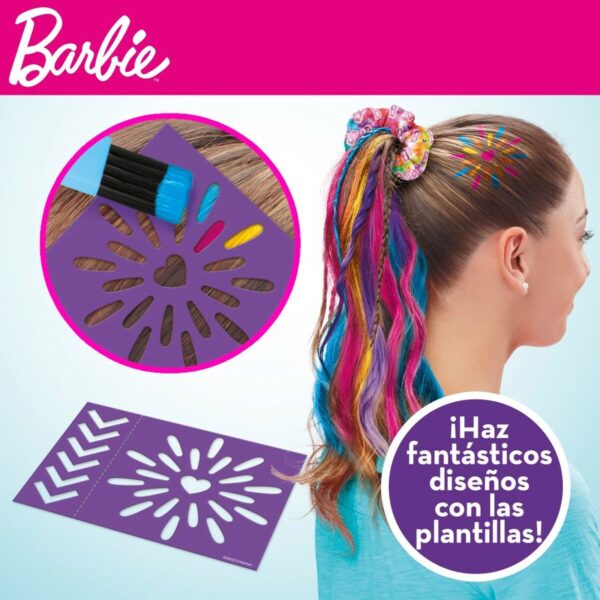 Σετ Κομμωτηρίου Barbie Rainbow Tie Μαλλιά με ανταύγειες Πολύχρωμο - S8903210