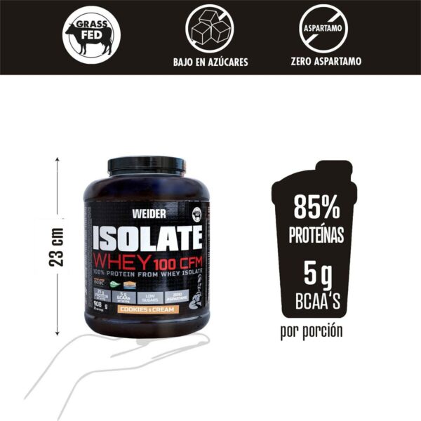 Πρωτεΐνη Weider Isolate Whey 100 Cfm Cookies & Cream - 5b130d356b5f